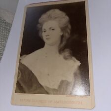 Cabinet Card Bruckmann’s Portrait Collection: Sarah Duchess of Marlborough picture
