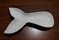 Creative Co-op Stoneware Mermaid Tail Spoon Rest/Dish picture