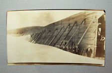 Old Antique Vtg 1910s Huge Snow Drift Reinforced Wall Real Photo Post Card RPPC picture