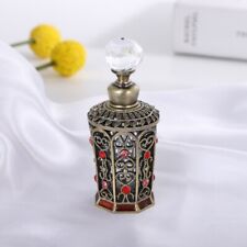 12ml Vintage Perfume Bottles Hollow-out Glass Crystal Essential Oil Containers picture