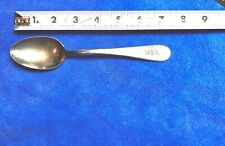 Vintage WWII Silco Stainless Soup Spoon U.S.N. 7¼” - United States Navy  picture