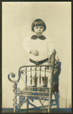 Master Roland Parker friend Gillette family RPPC postcard 1910s picture