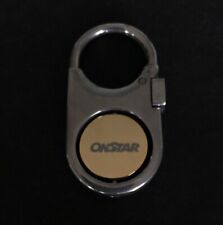Vintage Keychain ONSTAR Latch Clip GM Key Ring Metal Spinner Rotating Fob Car picture