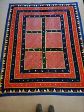 Rare Vintage Laotian Hand Sewn, Quilted , Embroidered,  Colorful Cotton... picture