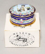  MUSEUM COLLECTIONS BONE CHINA ROUND TRINKET BOX - NEW - QUEEN'S CORONATION picture