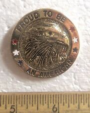 Large Proud to be an American with Eagle Pin picture