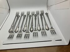 Oneida CHATEAU Stainless Flatware Oneidacraft Deluxe 12 Cocktail Forks picture