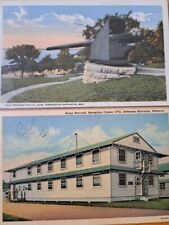 Lot of 2  JEFFERSON BARRACKS, MISSOURI     Vintage Mo. Postcards   1910's-1940's picture
