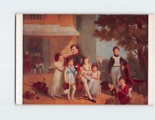 Postcard Napoléon et les enfants de Murat By Ducis, Musée de Versailles, France picture