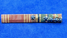 WWII WW2 US Two-Piece Ribbon Bars (Army Good Conduct, EAME) A271 picture