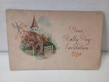 Postcard Greetings Church Rally Day Methodist 101880 picture