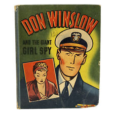 Vtg 1946 DON WINSLOW & GIANT GIRL SPY Better Little Books Hardcover Mini Comics picture