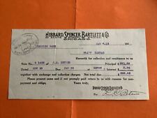 U.S. Hubbard Spencer Bartlett & Co Chicago  1913  Receipt R39935 picture