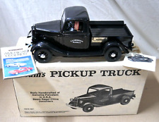 Vintage Jim Beam Decanter-Black 1935 FORD Clermont Pickup Truck W/Box --Empty-- picture