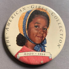 The American Girls Collection Addy 1864 Pinback Button Pin Black Girl Vintage picture