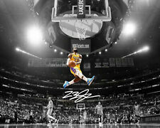 Lebron James LA Lakers The Dunk 8.5x11 Signed Photo Reprint picture