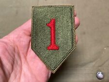 ORIGINAL WWII US ARMY 1ST INFANTRY DIVISION JACKET SLEEVE INSIGNIA PATCH picture