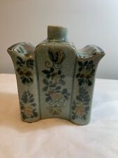 Maitland Smith Asian Inspired Crackle Celadon Green Porcelain Vase picture