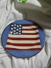 American Revolution Spirit of the Flag Dessert / Salad Plate Waren Kimble picture