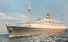 SS Ryndam Passenger Ship Holland-America Line Old Postcard  picture