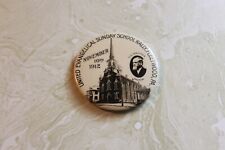 AS FOUND, UNITED EVANGELICAL SUNDAY SCHOOL RALLY POCKET MIRROR 1912 FLEETWOOD PA picture