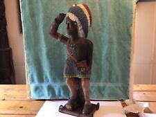 1900 Native American wood cigar store Indian /counter display RARE picture