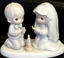 Vintage 1988 Enesco Precious Moments The Lord is Your Light to Happiness Retired picture