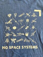NWOT Northrop Grumman NG Space Systems Manufacturer Shirt Adult Small Blue picture