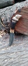 Custom handmade Damascus hunting knife for daily carry gift for him/her picture