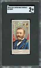1888 N15 Allen & Ginter Great Generals Ulysses S. Grant (SGC 2 GD) President picture