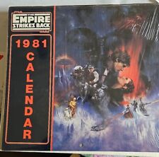 1981 STAR WARS CALENDAR * EMPIRE STRIKES BACK * In Original Package picture