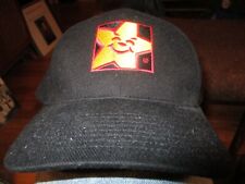 Black CARL'S Jr. Hamburgers Embroidered Logo Adjustable Baseball Hat picture