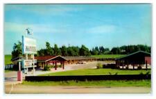 EUREKA, CA ~ Roadside LAMPLIGHTER MOTEL c1950s Car Humboldt County Postcard picture