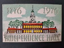 Postcard Philadelphia PA, Independence Hall Bicentennial Hold to Light picture