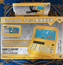 Super Mario Bros. Cassette Type Voice Calculator Nintendo Famicom Retro Rare NES picture