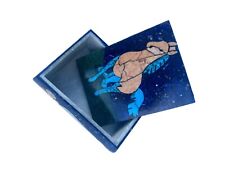 Handmade Lapis Lazuli Jewelry Box with horse engraved, Size-M. picture