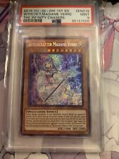 2019 Yu-Gi-Oh  The Infinity Chasers EN019 Witchcrafter Madame Verre PSA 9 picture