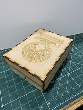 Arkham Horror Cards Storage Box 300+ Cards. Strong 3mm MDF Cthulhu Logo. picture