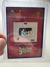 2000 Topps Pokemon The Movie 2000 Authentic 35MM Film Frame Card RARE picture