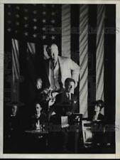 1929 Press Photo Philip F LaFollette making address, Statuary Hall,Capitol of WA picture