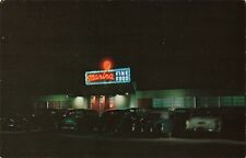 Marina Restaurant Wrightsville Beach North Carolina NC Old Cars Neon Sign c1950s picture