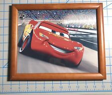 Lot 6x Walt Disney Cars Movie Pictures w/ Quality Wooden Frames Pixar Framed picture