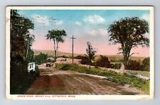 Pittsfield MA-Massachusetts, Lenox Road, Snake Hill, Vintage c1915 Postcard picture
