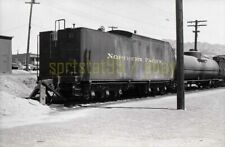 1972 NP Northern Pacific Tender / Tanker @ Butte MT - Vintage Railroad Negative picture