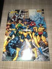 X-Men POSTER 1997 Marvel comics Shi & Crusade 10x13 Wizard magazine PROMO DOUBLE picture