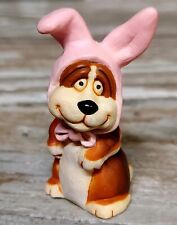 HALLMARK Merry Miniature 1987 Sebastian Easter Bunny Ears Dog New picture