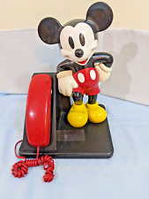 Vintage 1990's Mickey Mouse Corded Land Line Touch Tone Phone AT&T Disney picture
