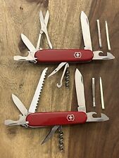 Victorinox Camper Swiss Army Knife Fully Functional Very Nice Lot Of 2 ~TASKCo picture