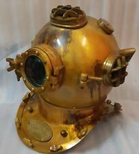 Antique 18 Inch Us Navy Diving Helmet Mark V Deep Sea Divers Helmet Vintage gift picture