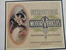 International Harvester Farm Advertising Auto Buggy Auto Wagons Motor Vehicles picture